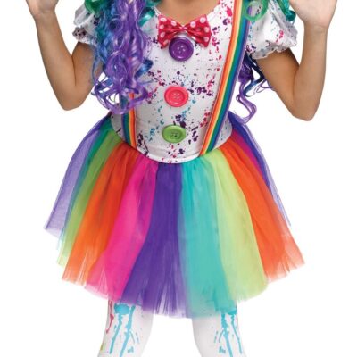 Crazy Color Clown Costume | Halloween Costume