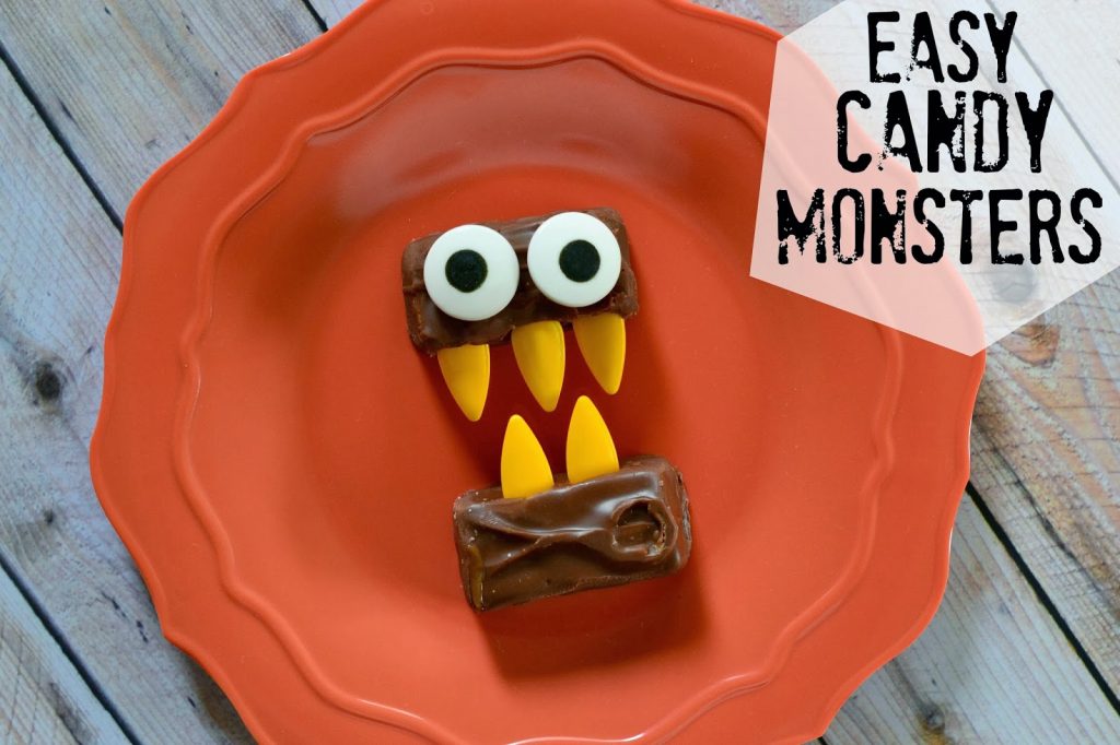 Easy Candy Halloween Monsters