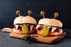 How to Make Halloween Monster Burgers!