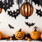 Halloween pumpkins and lanterns, decorations for your home,
